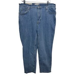 Everlane The Original Cheeky Straight Jeans Blue Organic Cotton Women’s 33